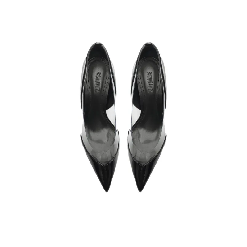 Schutz Andie Slim Heel High Heels 9cm Women's Black-4