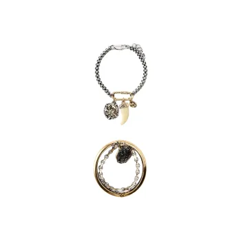 ZARA Zinc Brass Resin Bracelets Women's Gold
