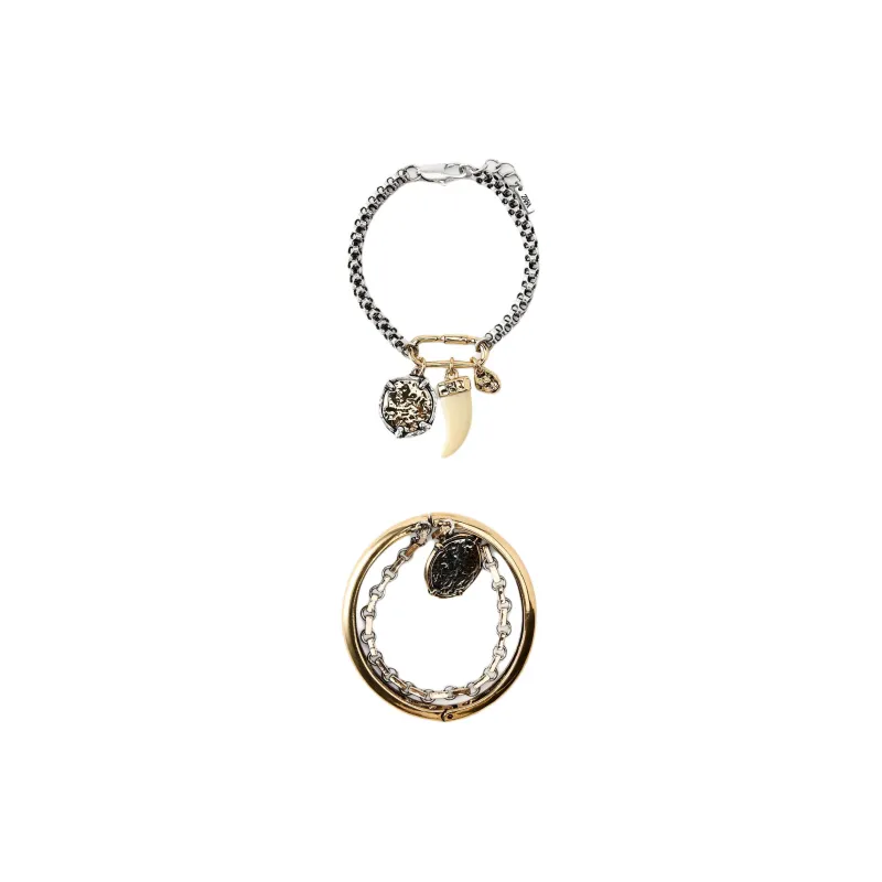 ZARA Zinc Brass Resin Bracelets Women's Gold-0