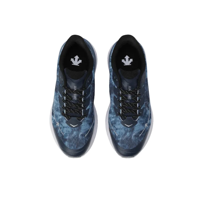 DESCENTE AERO RISE Anti Slip Wear Resistant Low Top Casual Running Shoes Unisex Dark Blue-3