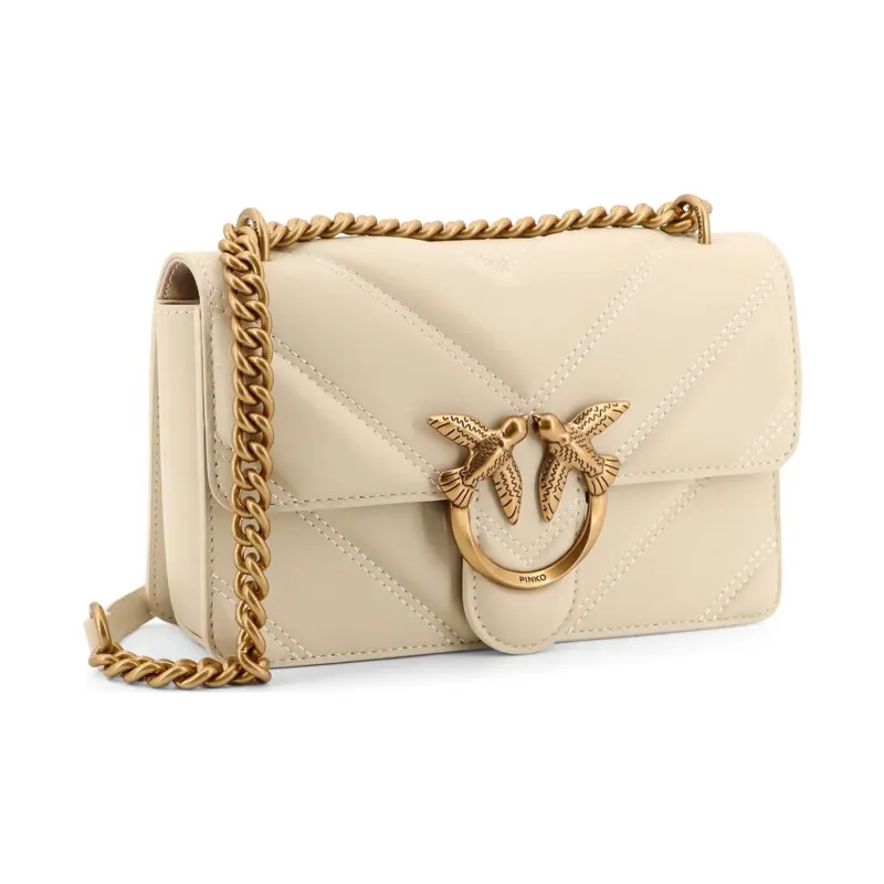 PINKO Love One Chain Linked Mini Crossbody Bag-1