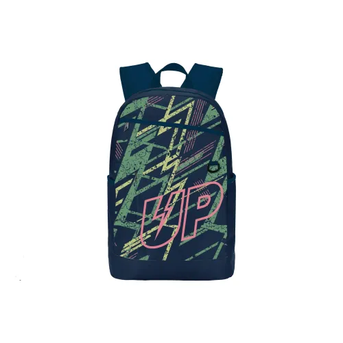 TURN UP Polyester Backpack Regular Unisex Blue