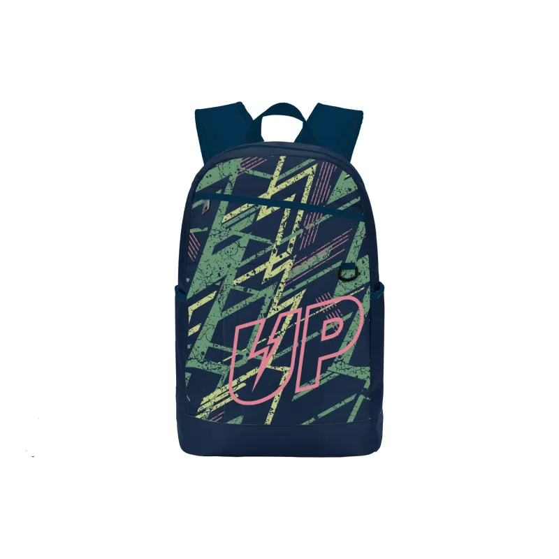 TURN UP Polyester Backpack Regular Unisex Blue-0