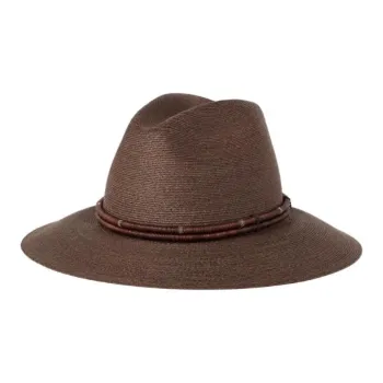 Brunello Cucinelli Embellished Wide Brim Fedora