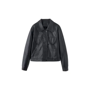 Yi Mengyuan Leather Jacket Women's
