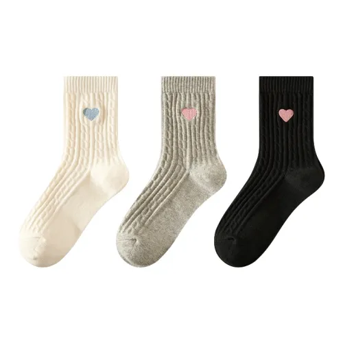 Montagut Mid Calf Socks Women's 3 Pack
