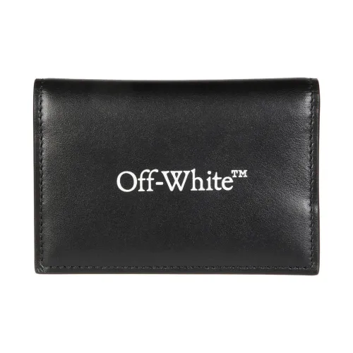 OFF WHITE Logo Printed Bi Fold Wallet