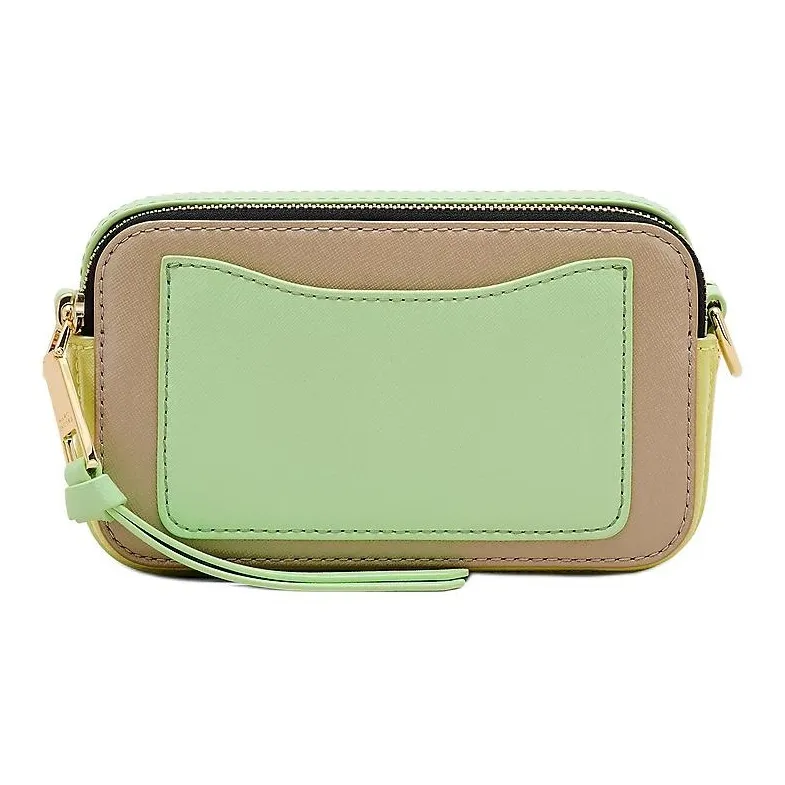 MARC JACOBS Leather Shoulder Bag Women's Khaki-1