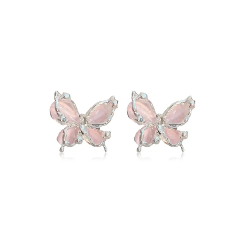 COPI Silver Needle Earrings Unisex-3