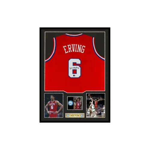 Three For Philadelphia 76ers Basketball Fan Supplies Framed Outer Frame Dimensions Approximately 78x98cm Red Unisex