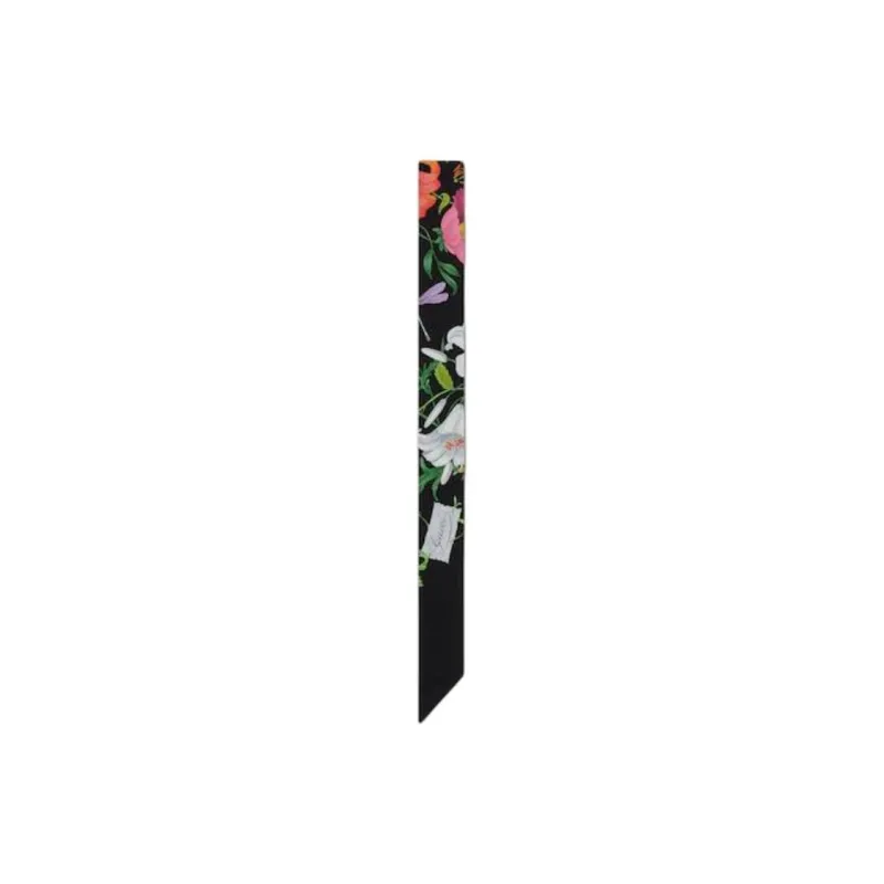 GUCCI Silk Scarves Women's Black-0