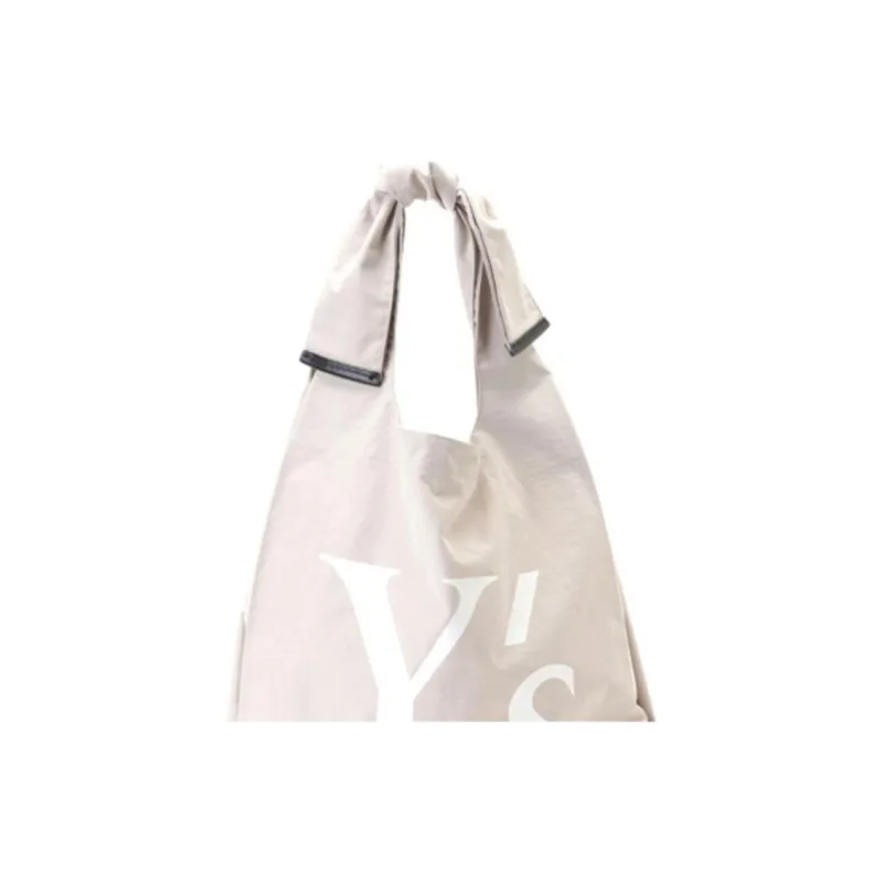 Yohji Yamamoto Cotton, Polyester Handbag Regular Women's Beige-2
