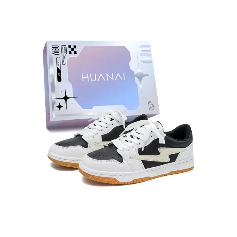 HUANAI Durable Breathable Low-Top Skateboard Shoes Unisex-7