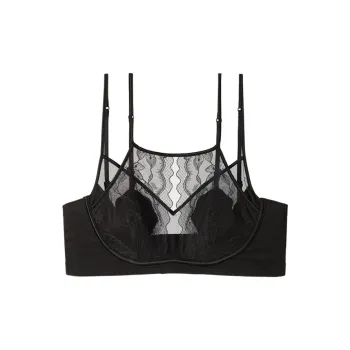 Strawberry Buttercream Bra Women's Black