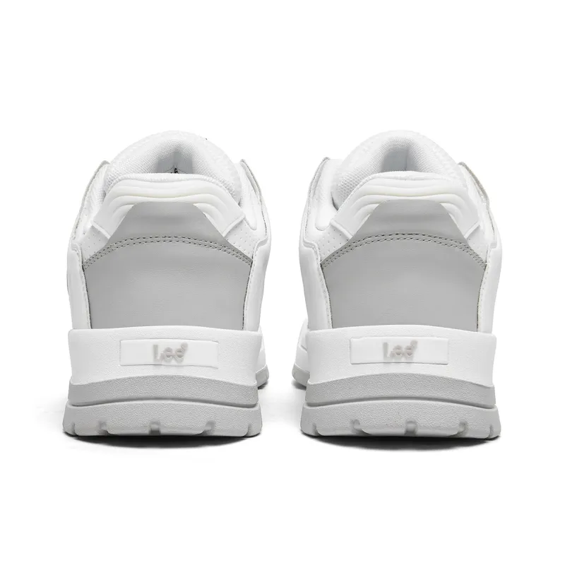 Lee Fashion Minimalist Style White Sneakers Commute Versatile Low Top Skateboard Shoes Men's-3