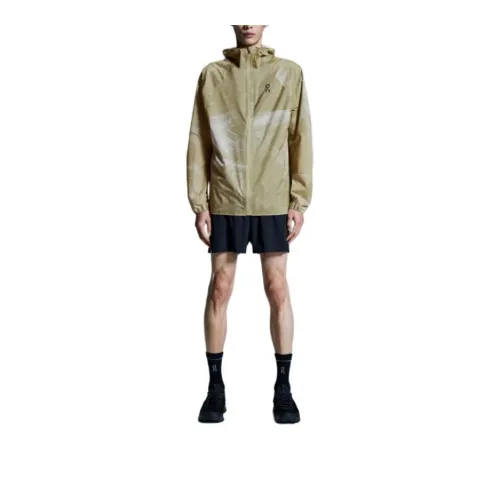 On Ultra Jacket Men's White/Sour Pea Green