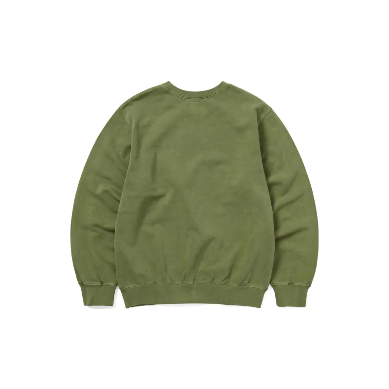 Thisisneverthat SS25 SS25 Sweatshirt Unisex Moss Green-1