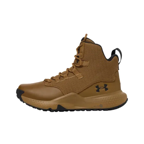Under Armour Abrasion Resistant Slip Resistant Short Outdoor Boots Men's Brown