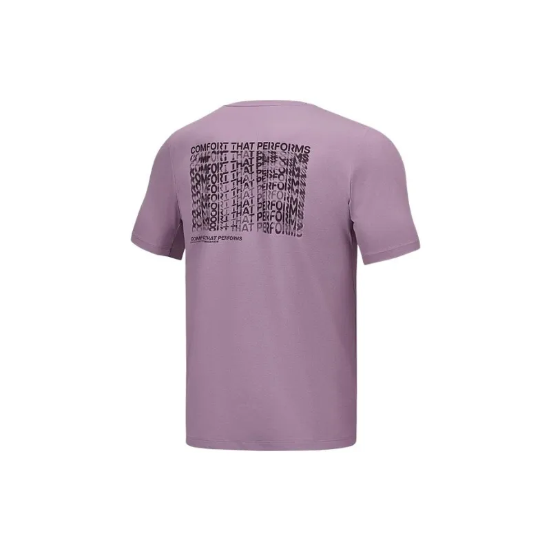 Skechers Sports Lifestyle Collection GODRI T Shirt Men's Ripe Grape Purple-1