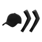 Black Hats & Caps+Black Cooling Arm Sleeves