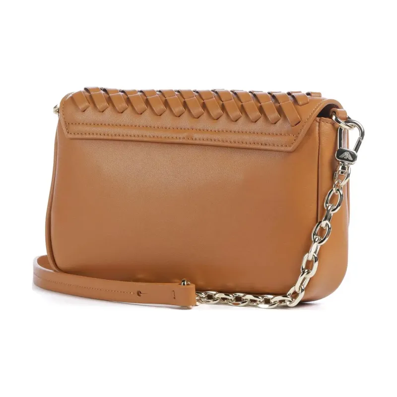 EMPORIO ARMANI Cow Leather Crossbody Bag, Shoulder Bag Women's Brown-1