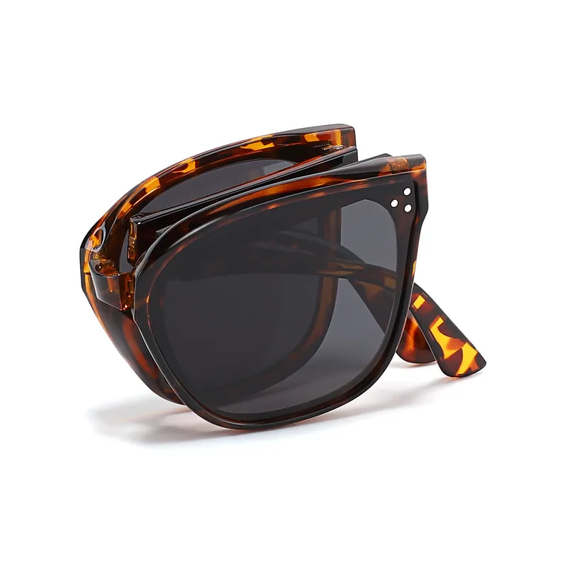 Sagawa TR/Memory Plastic Square Sunglasses Unisex-6