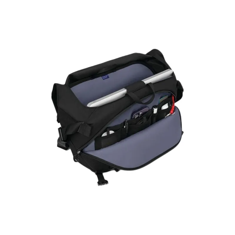 OSPREY Nylon Crossbody Bag, Shoulder Bag Unisex Black-4