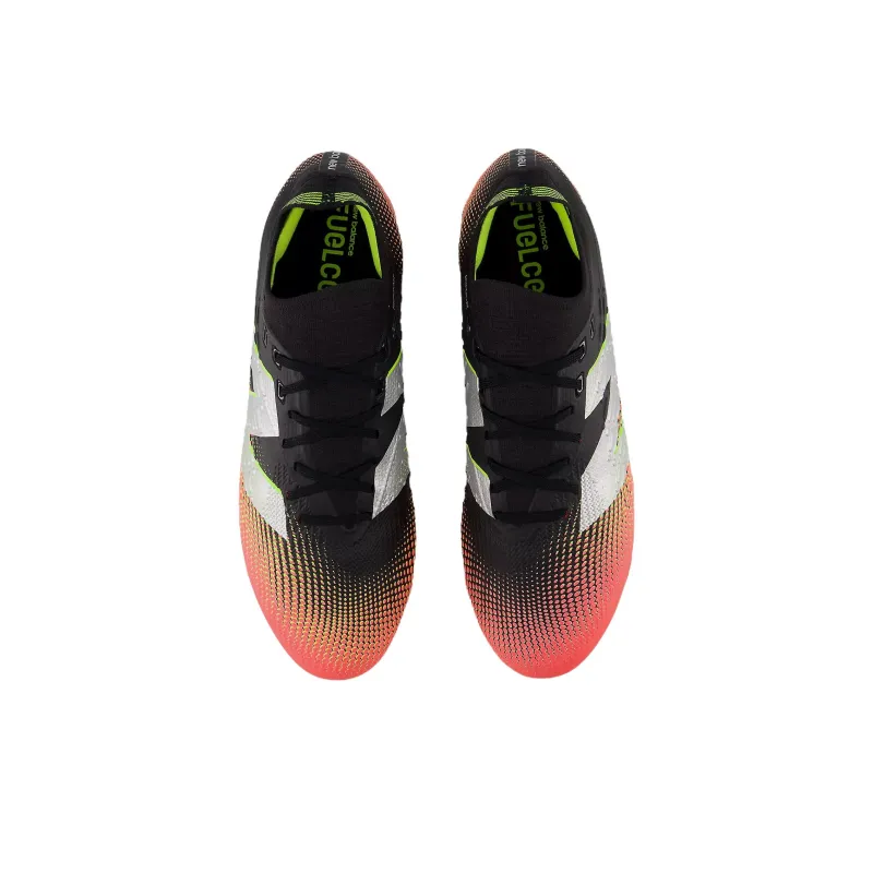 New Balance Tekela Pro Low Laced Fg V4 Black Neo Flame Clementine-3