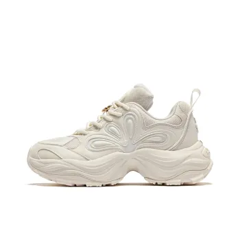 Palladium Abrasion Resistant Slip Resistant Low Top Chunky Sneakers Unisex White