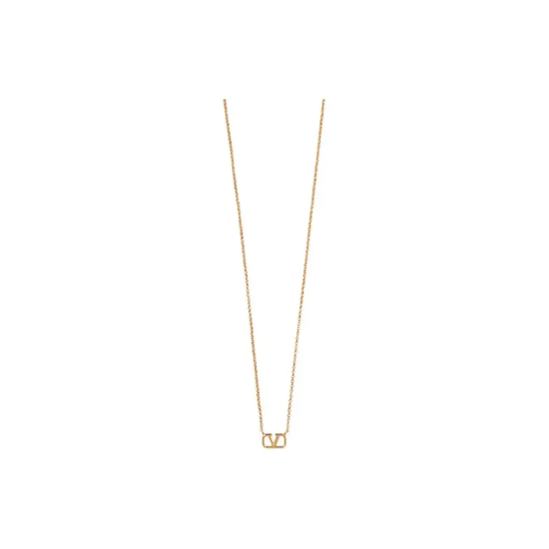 Valentino Metal Necklaces Women's Gold-0