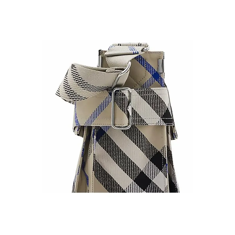 Burberry Cotton Blend Jacquard Crossbody Bag, Shoulder Bag Men's Lichen-4