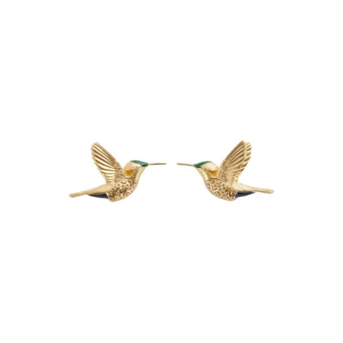 Bottega Veneta 925 Sterling Silver Earrings Women's Gold