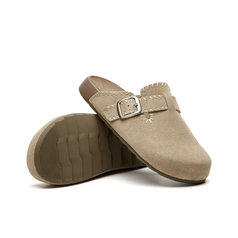 EBLAN Rubber Sole Odor-Resistant Wrap-toe Slippers Women's-20
