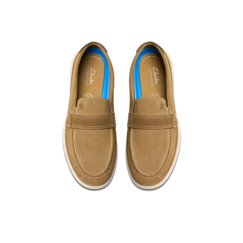 Clarks Flexway Band Loafers Men's Sand-3