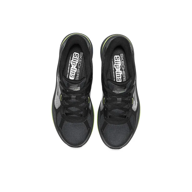 Skechers MEN'S GO Anti Slip Wear Resistant Low Top Casual Running Shoes Men's Black-4