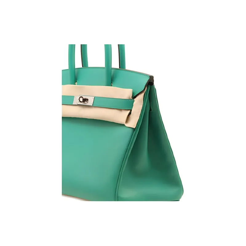 HERMES Birkin Epsom Leather Birkin Bag Handbags Women's Protea Green-4
