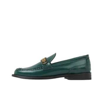 DOROTHEE SCHUMACHER Modern Shine Loafers Women's Green