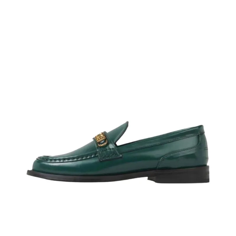 DOROTHEE SCHUMACHER Modern Shine Loafers Women's Green-0