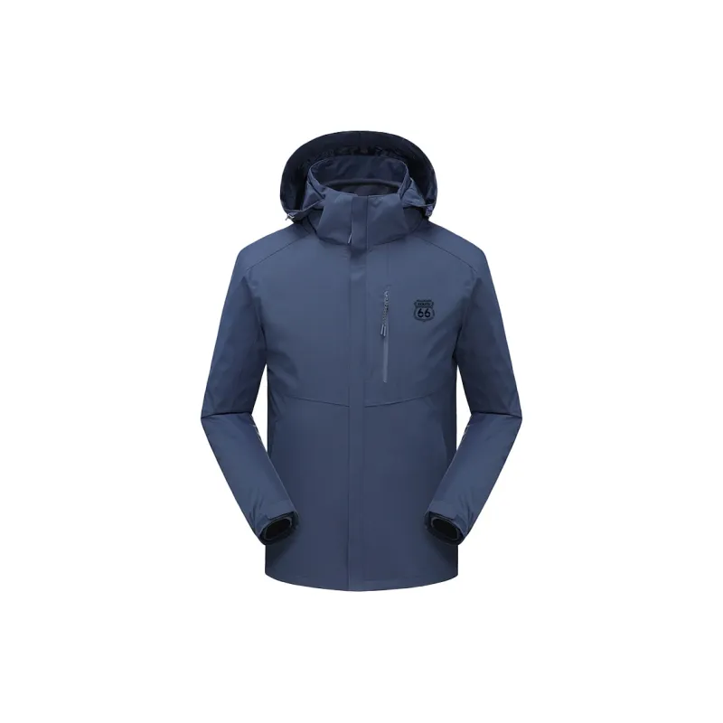 66/ROUTE 66 Waterproof, Windproof, And Abrasion Resistant Windbreaker Jacket Unisex Lilac Purple-4
