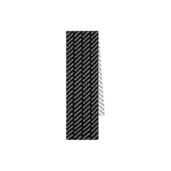 Balenciaga Wool Knit Scarves Unisex Black/White