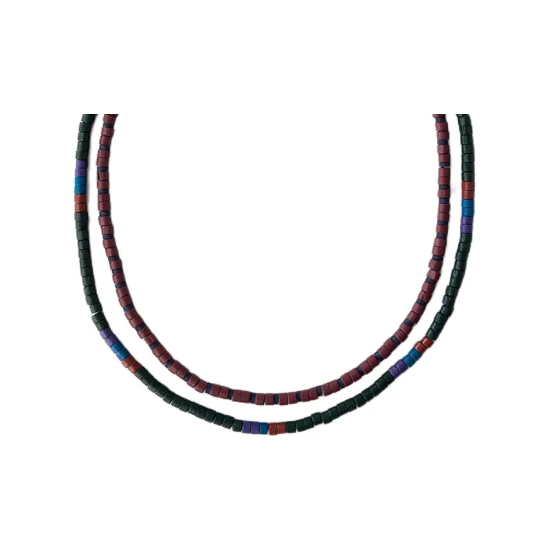 ZARA Mango Wood Iron Necklaces Kids' Green-0