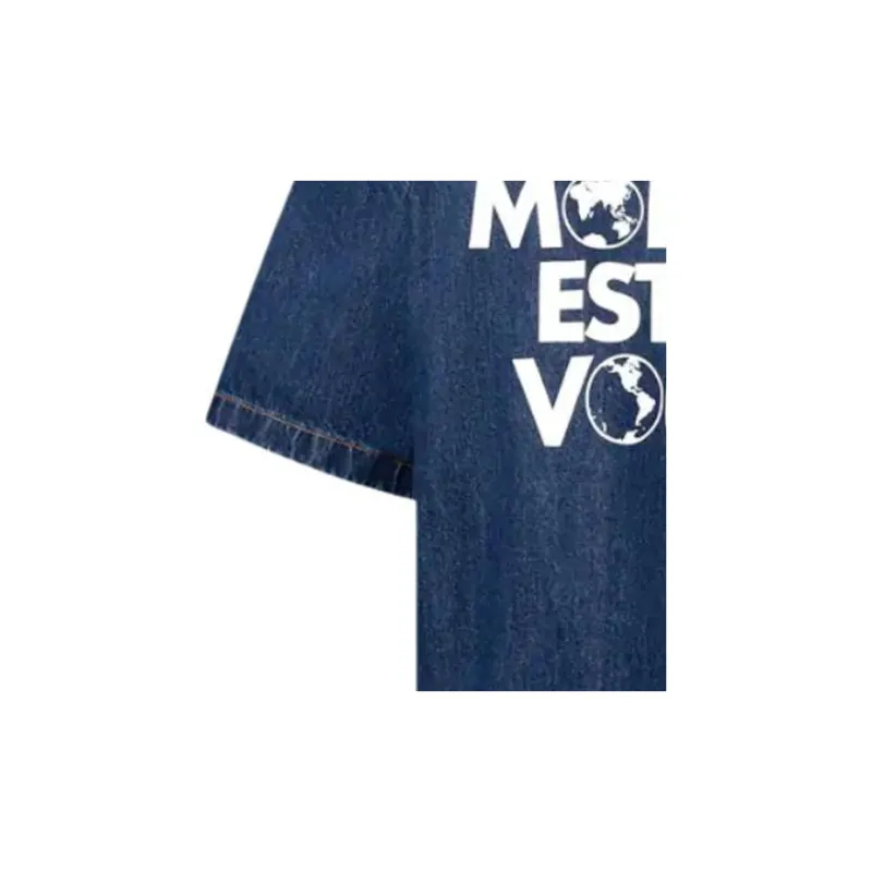 LOUIS VUITTON Signature Denim Short Sleeved Shirt-4