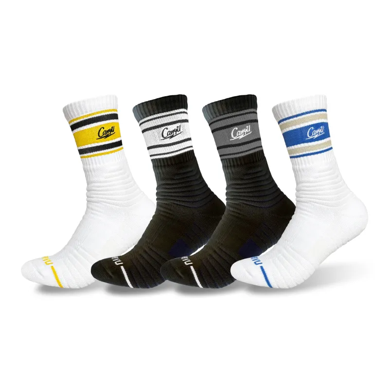 CARRYYOU Basketball Socks Unisex 4 Pack-15