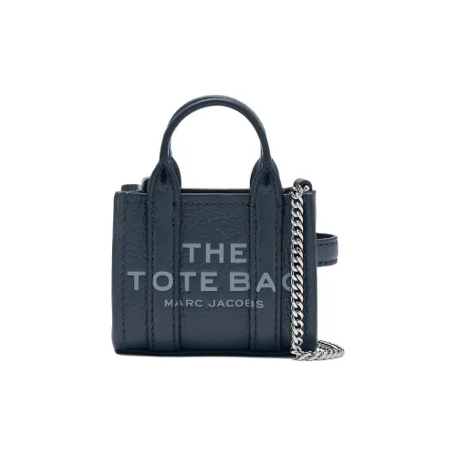 MARC JACOBS Leather One Shoulder Handbags Nano Women's Marine Blue