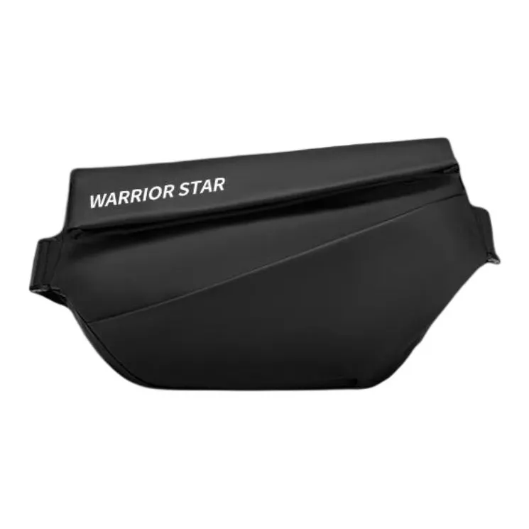 Warrior Polyester Crossbody Bag Shoulder Bag Men's Black-0