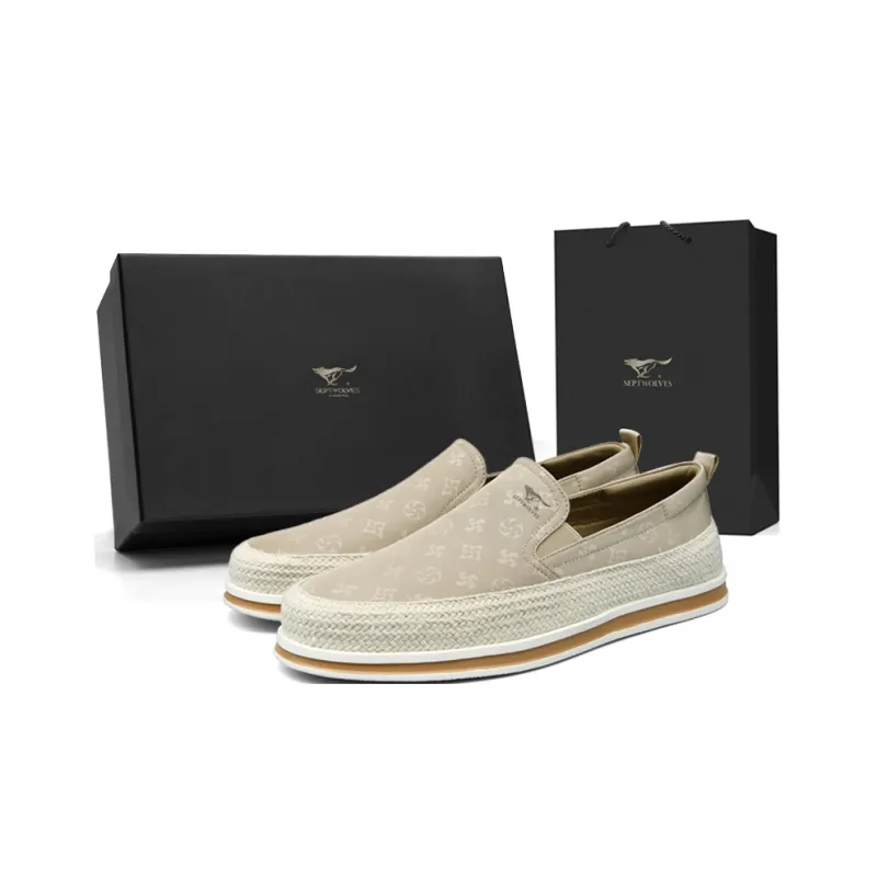 SEPTWOLVES Durable Breathable Lightweight And Balanced Low-Top Canvas Shoes Men's-5