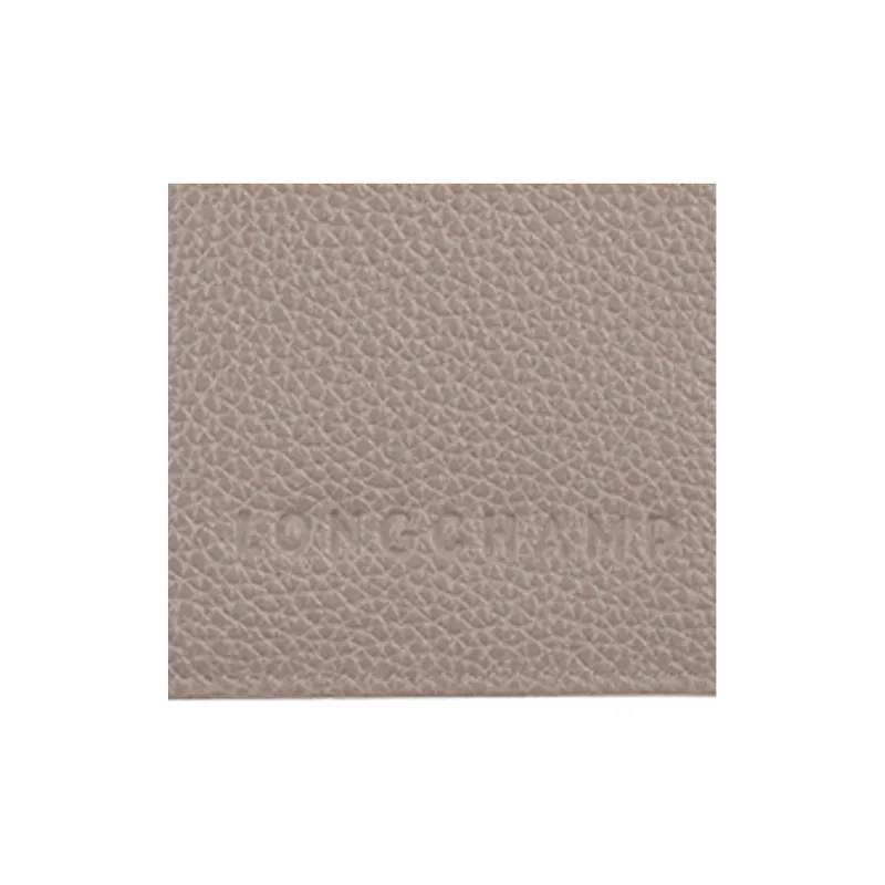 LONGCHAMP Le Foulonné Cow Leather Card Holder Wallet Men's Gray-2