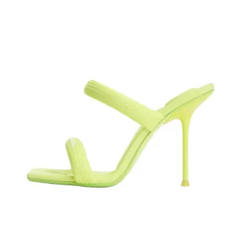 Alexander Wang Julie Slip-Resistant Slide Slippers Women's Fluorescent Yellow