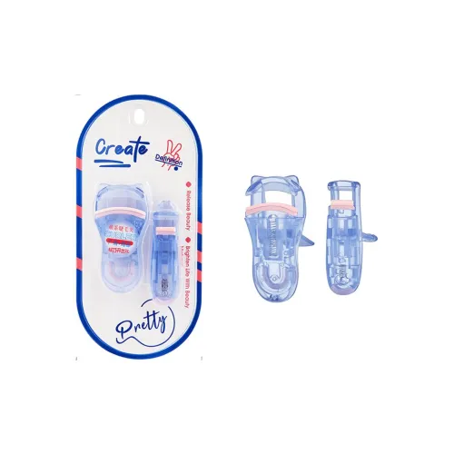 XUANCAIFENLING Cat's Paw Eyelash Curler Long-Lasting Curling Combo Set