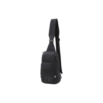KOLON SPORT Polyester One Shoulder Crossbody Sling Bags Regular Unisex Black